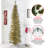 Champagne Tinsel Tree with Clear Lights-1297014627