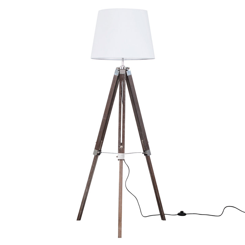 Bella Vista Tripod Floor Lamp, White
