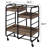 Versatile Serving Cart With Three Customizable Trays For Diverse Needs
