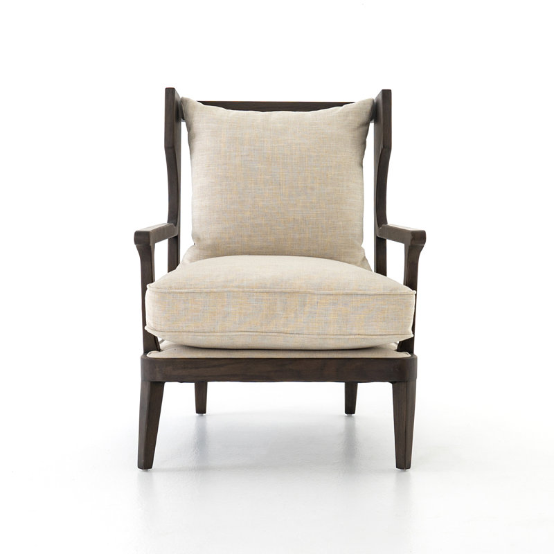 Lennon Armchair, Heirloom Black Genuine Leather