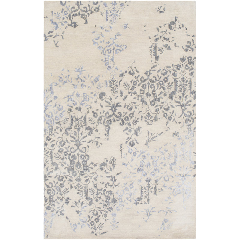 Boushra Floral Indoor Rug, Rectangle 5' x 8'