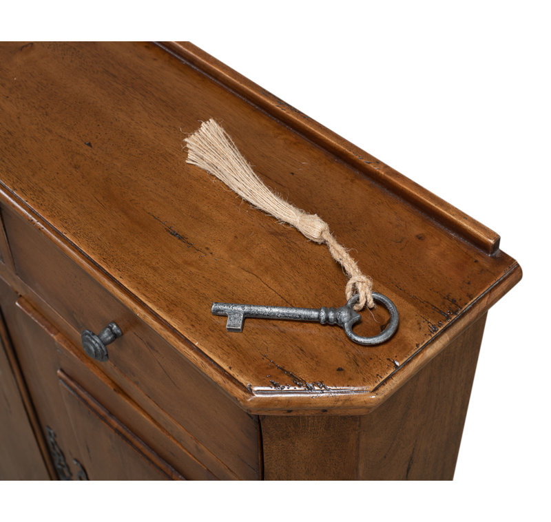 Austrian Hall 27'' W Solid Wood Server, Brown