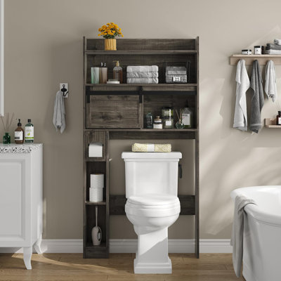 Achicam Freestanding Over The Toilet Storage