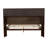 Cappuccino Queen Bed With Bookcase Headboard