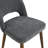  Upholstered Dining Side Chairs with Wood Legs-507314365
