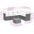 Vidaxl Garden Sofa Set Beige And Brown