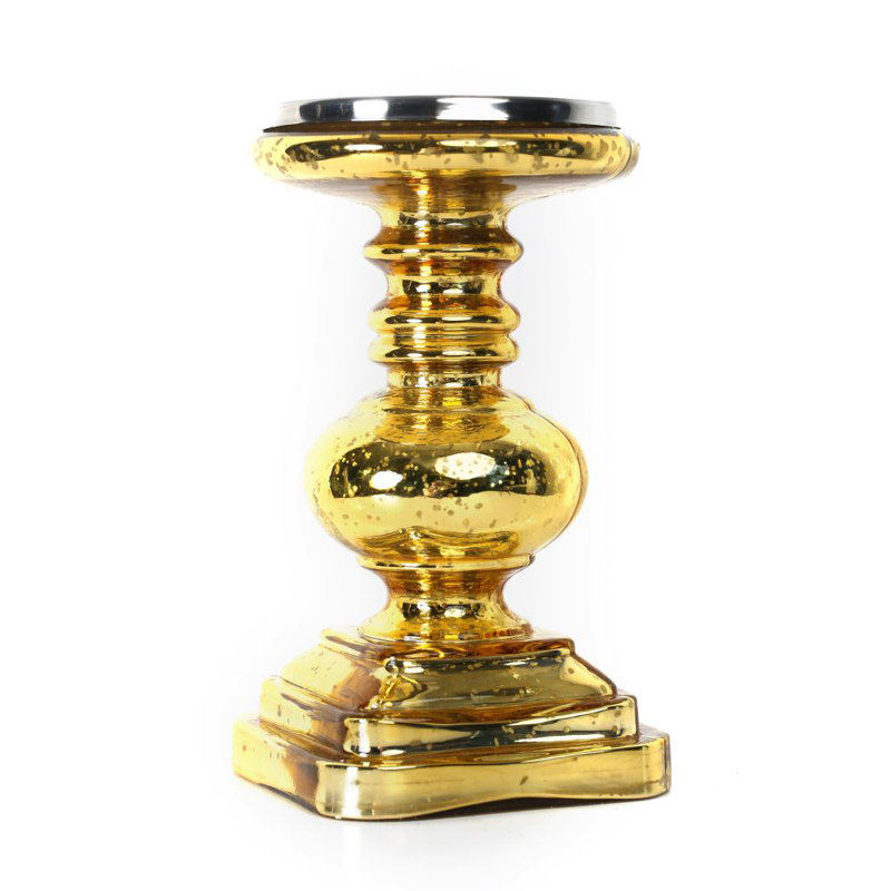 Chandelles de plateau de table en verre 9 po