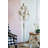 Bryana 67.7'' Antique White Candelabra Floor Lamp