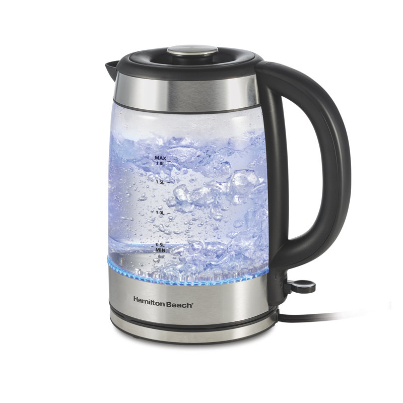 Hamilton Beach Temperature-Control Electric Glass Kettle