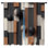 Rideaux abstraits et transparents à motif géométrique de formes géométriques - 2 panneaux