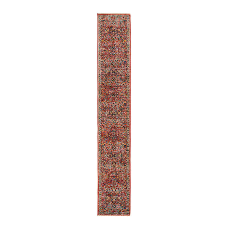 Alkire Floral Indoor Rug, Runner 2' x 13'