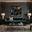 «Fruit Raisin Kyoho», art mural sur toile noire-1663550133