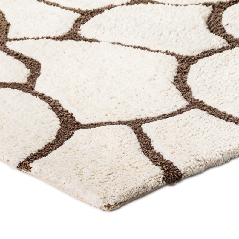 Tapis de bain Raul, l 21 po x L 34 po, Beige