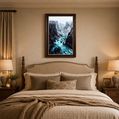 Art sur toile, "Dark Rocky Canyon"