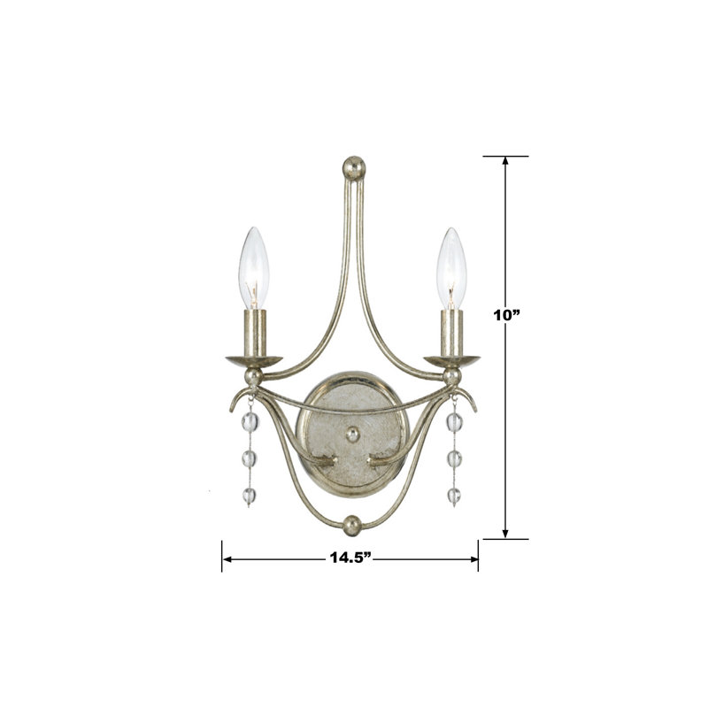 Lampe murale bougie 2 lumières Farrington Gurney