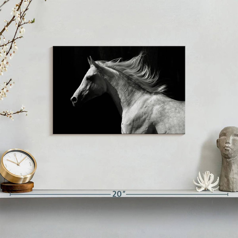 Cheval arabe Brampt, H 8 po x l 12 po