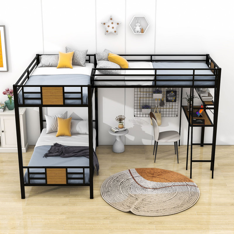 Tuscany Bunk Bed with Desk