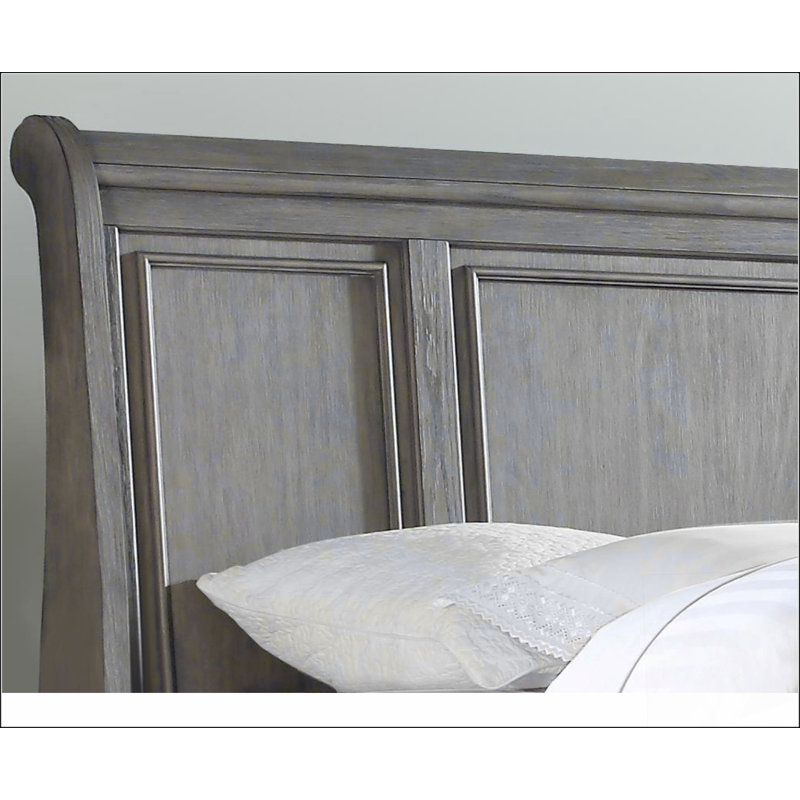 Très grand lit de rangement gris antique, robuste, durable, moderne, simple, écologique et facile à installer