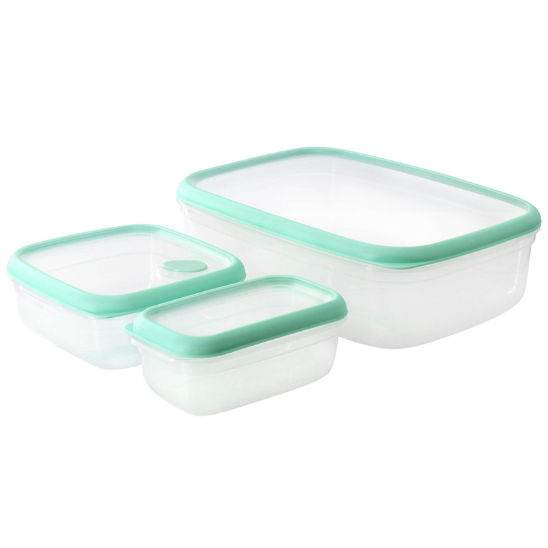 Ensemble de contenants alimentaires en plastique 6 pièces Martha Stewart