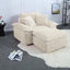 Canapés modulaires à compression, fauteuil en velours côtelé 47 pouces, chaise longue moderne