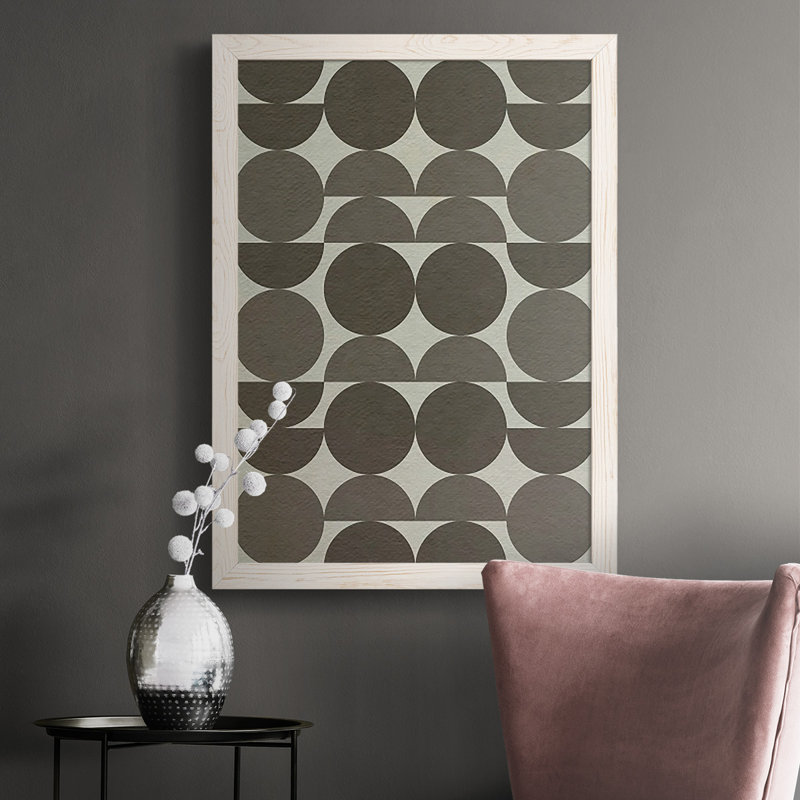 «Forcella Neutral Subtle Shift II», peinture sur toile encadrée, Blanc, H 37,5 po x l 27,5 po x P 1 po
