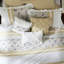 Édredon 9 pièces pour grand lit jaune - Cottage Chic Bedding, bride, avec édredon-128684993-128684995