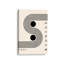 Impression sur toile Bauhaus Black Dot Balance dans un cadre en érable, 30 po x 20 po-922013133-922012983