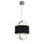 Lombard 1 - Light Chrome LED Drum Pendant