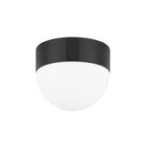 Adams - 2 Light Small Flush Mount - Old Bronze Frame - Opal Matte Shade