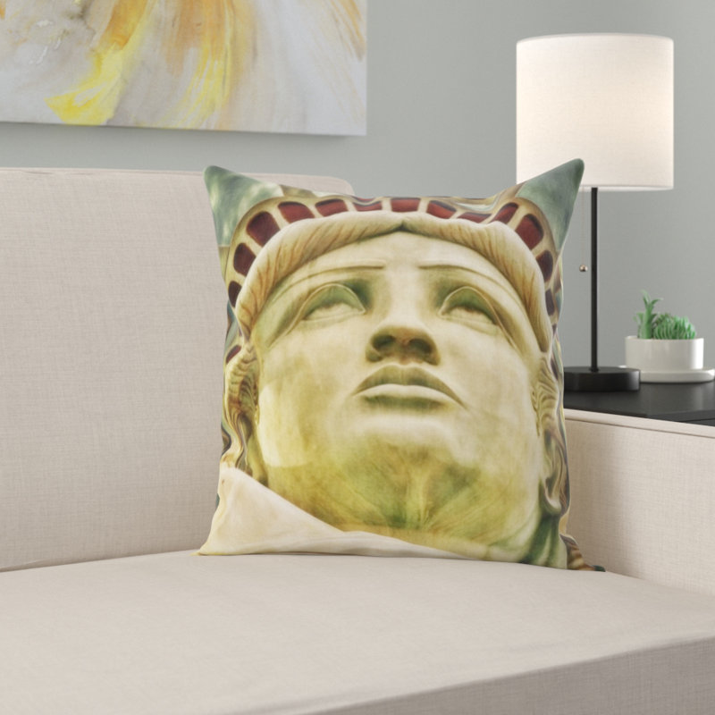 Coussin statue liberty