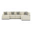 Canapé et méridienne modulaires en chenille de 146,5 po de large Ruthanne