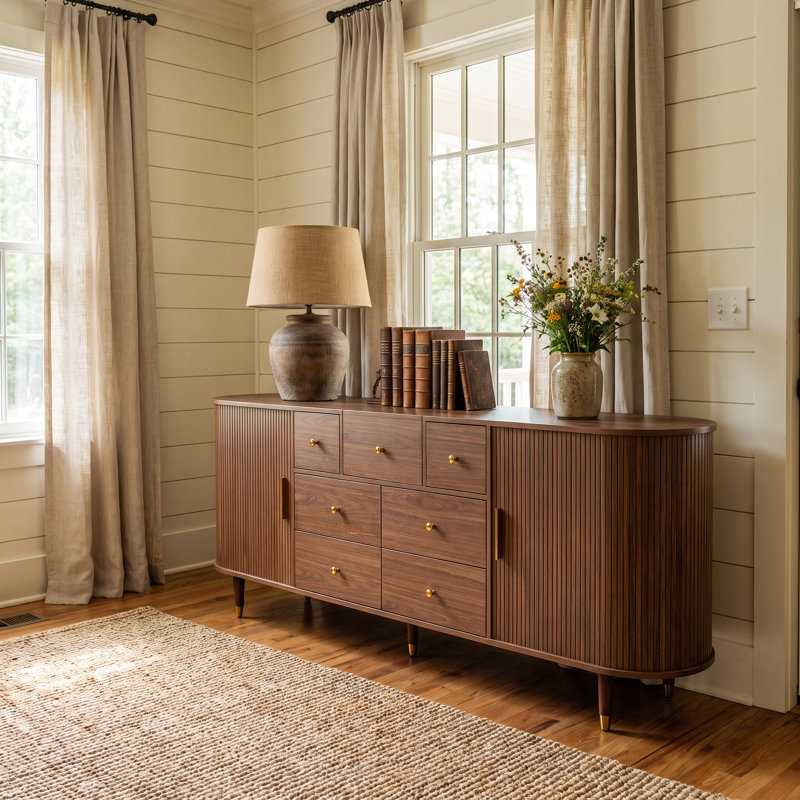 85"W Sideboard Buffet Table