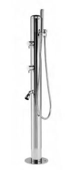 Spring Tub Filler, With Hand Spray