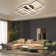 Ranbir 4 - Light 37'' Unique/Statement Square / Rectangle LED Flush Mount