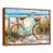 Toile avec cadre flottant brun