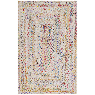 Hurst Hand Woven Cotton Abstract Rug