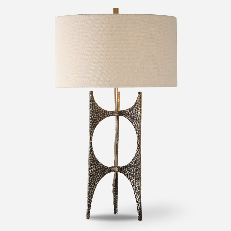 Collected Crackles Metal Table Lamp