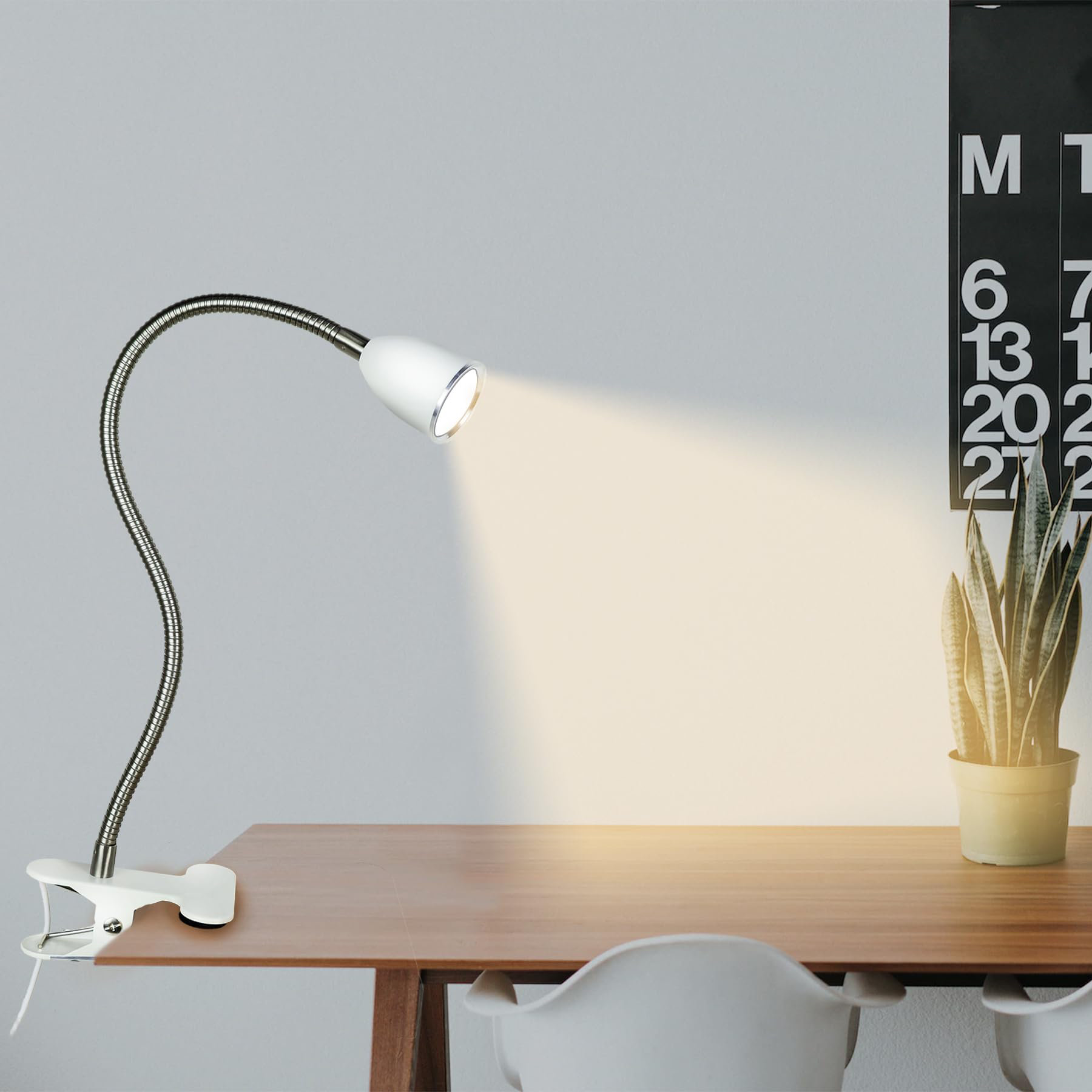 George Oliver Desk Lamp Eye-Caring Table Lamps, 360°Rotation