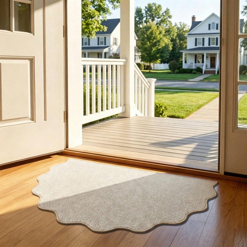  Tapis d'entrée et tapis décoratifs sur mesure, White