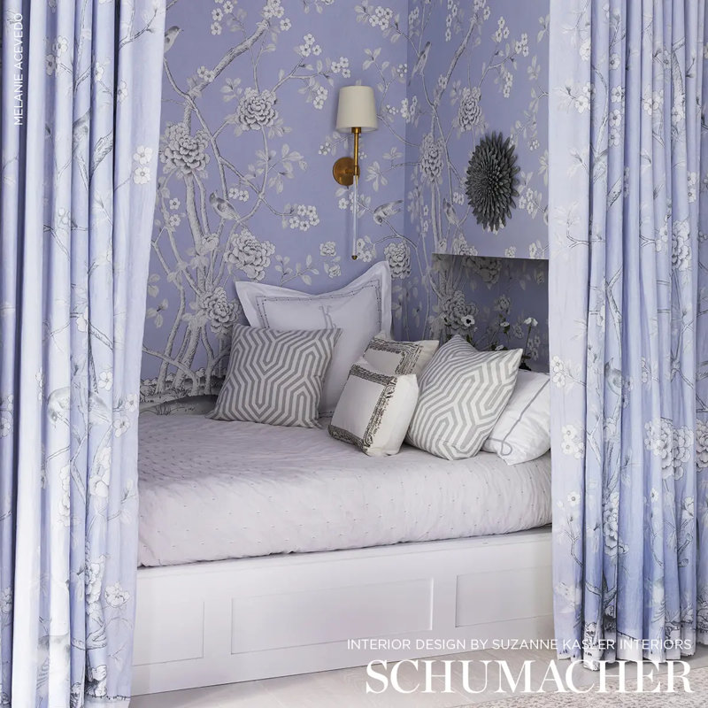 Schumacher x Mary McDonald Chinois Palais Panel, Lavender