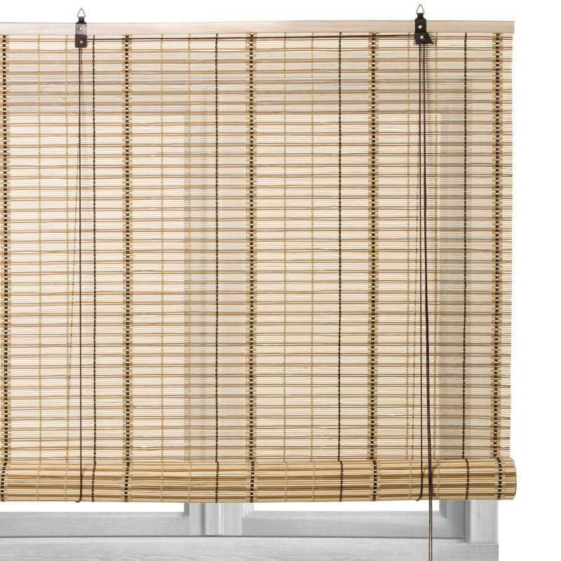 Semi Sheer Bamboo Roll-Up Shade