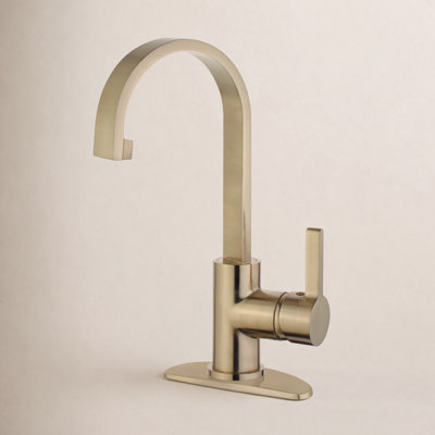 Continental Single-Hole Faucet with Push Drain