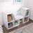 Bookcase with Reading Nook, 6 Shelves-1929508450