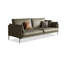 Causeuse-coussin standard en cuir véritable vert