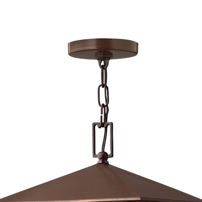 Harbor 1-Light Outdoor Hanging Lantern, Anchor Bronze