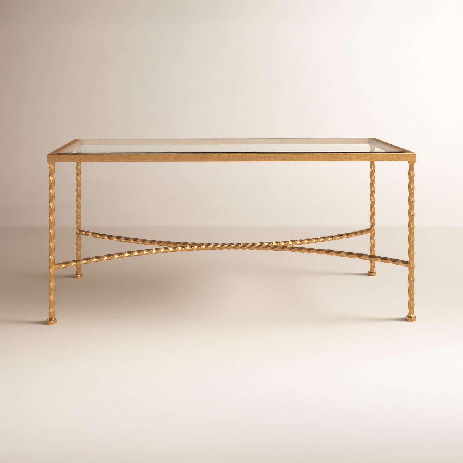 Keely Coffee Table, Gold