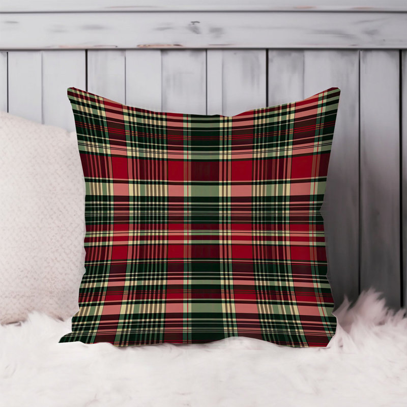 Plaid Pattern V Modern, 20" H x 20" W