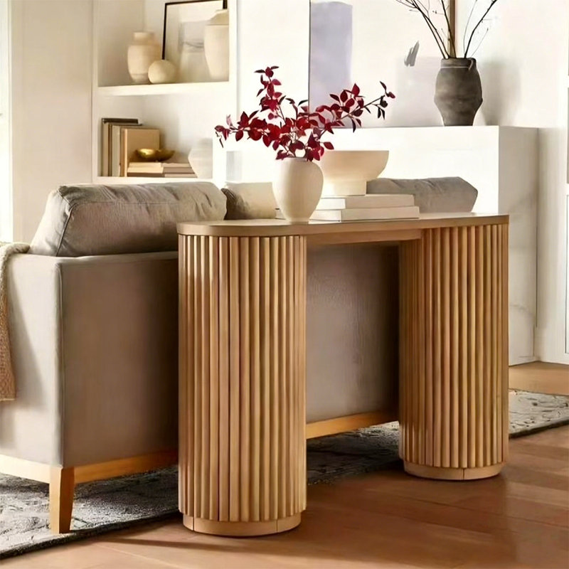 Console Retro Minimalist, H 31,5 po x l 47,24 po x P 13,78 po