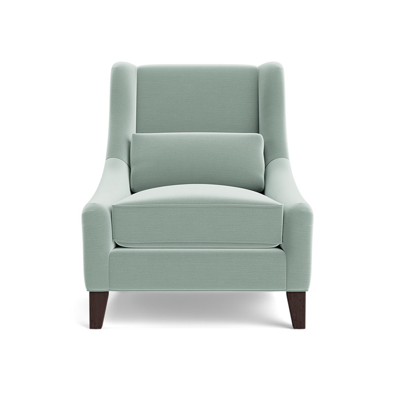 Fauteuil Adriana, Coton bleu ciel