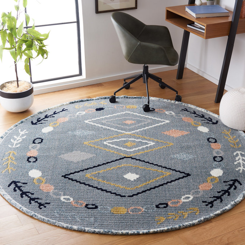 Amajae Performance Southwestern Rug, Round 6'7"